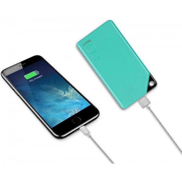 Power Bank Recci RG-8000 Gallop Power IQ 2,1А Li-Pol 8000 mAh Blue