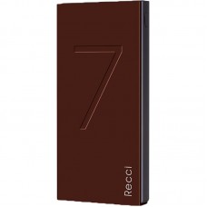 Power Bank Recci RS-7000 Seven Power IQ 1A/2,1А Li-Pol 7000 mAh Brown