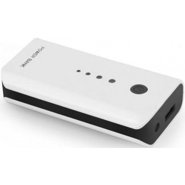 Power Bank Esperanza 5200 mAh White/Black (EMP104WK)