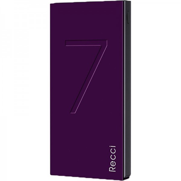 Power Bank Recci RS-7000 Seven Power IQ 1A/2,1А Li-Pol 7000 mAh Purple