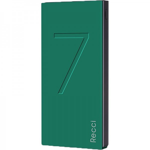 Power Bank Recci RS-7000 Seven Power IQ 1A/2,1А Li-Pol 7000 mAh Green