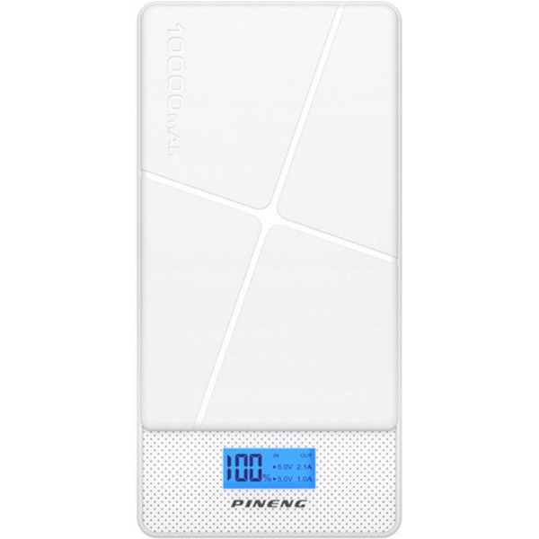 Power Bank Pineng PN-983S 10000mAh White