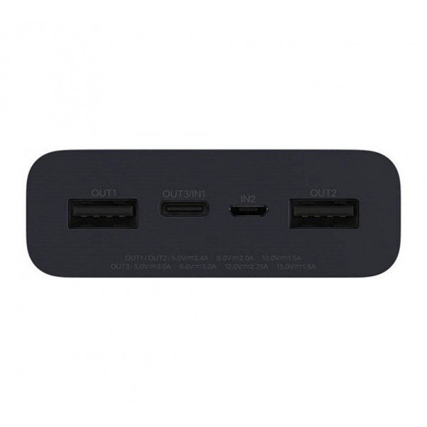 Внешний аккумулятор (Power Bank) ZMI Power Bank Aura 20000mAh Black QB822