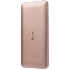 Power Bank Recci RN-10000 Noble Power IQ 2,1А Li-Pol 10000 mAh Gold