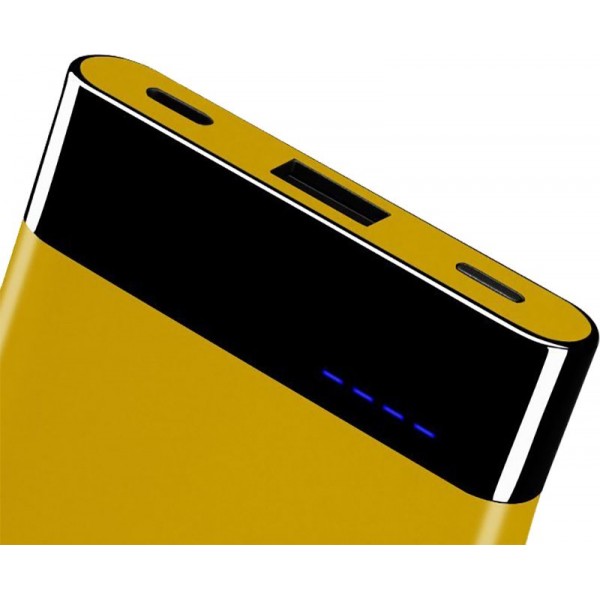 Power Bank Recci RE-8000 Eight Power IQ 1A/2,1А Li-Pol 8000 mAh Gold