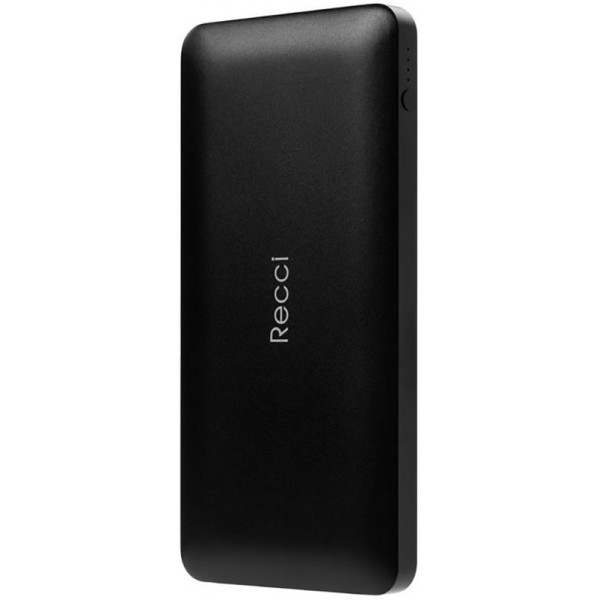 Power Bank Recci RN-10000 Noble Power IQ 2,1А Li-Pol 10000 mAh Black