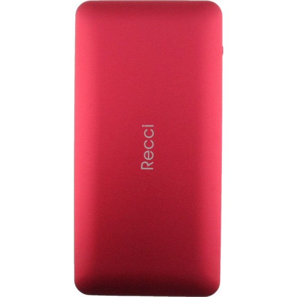 Power Bank Recci RN-10000 Noble Power IQ 2,1А Li-Pol 10000 mAh Red