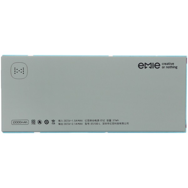 Power Bank EMIE Memo ES100-B 10000 mAh Trave