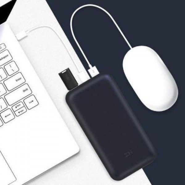 Power Bank ZMi QB815 15600mAh Type-C 2*USB QC2.0/3.0 Black