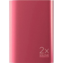 Power Bank Solove A8 Portable Metallic 20000mAh Red