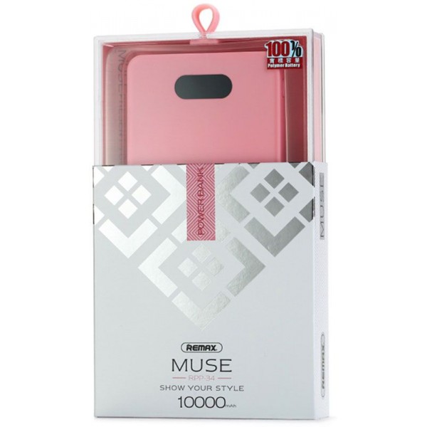 Power Bank Remax Muse RPP-34 10000 mah Pink