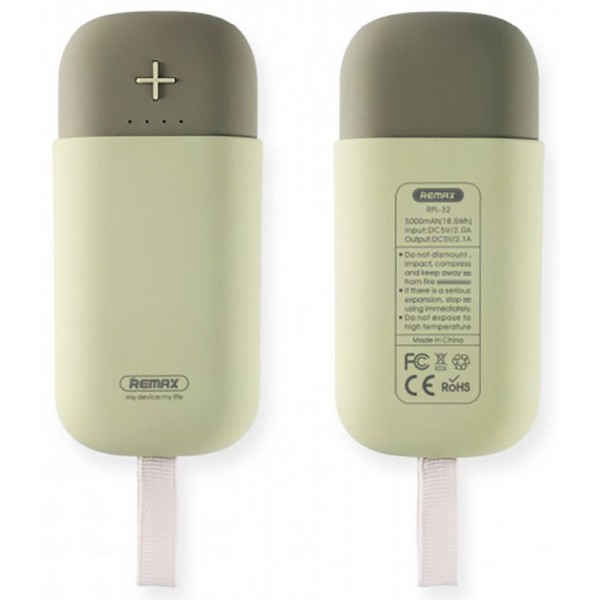 Power Bank Remax Camaroon Series RPL-32 5000 mah Grey