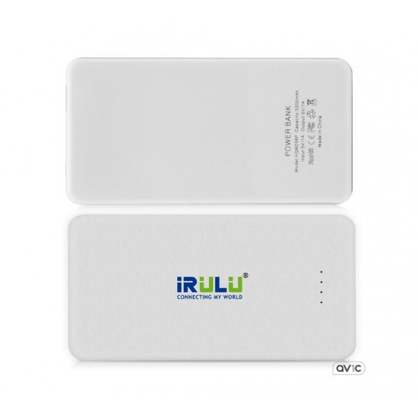 Power Bank IRULU 5200 mAh (White)