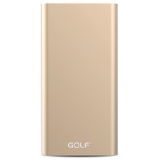 Power Bank GOLF 10000 mAh Edge 10 Li-pol Gold