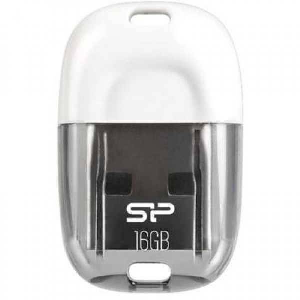 Флешка Silicon Power 16GB Touch T09 White USB 2.0 (SP016GBUF2T09V1W)