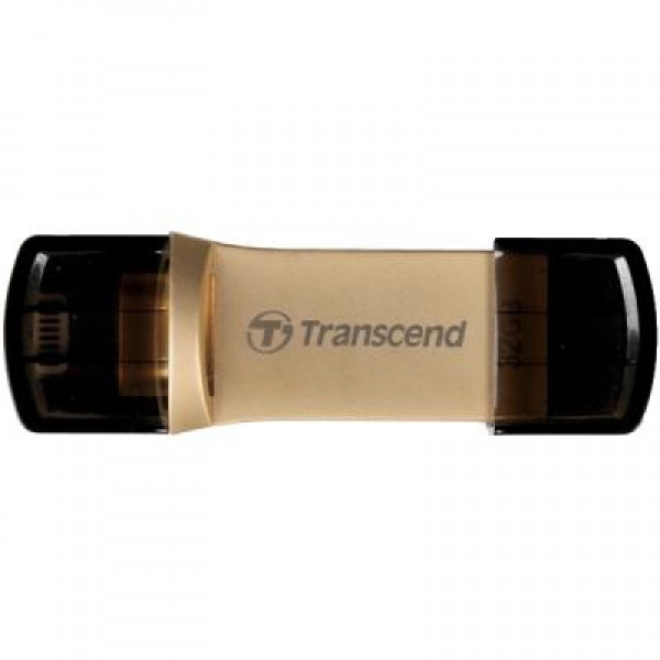 Флешка Transcend 64GB JetDrive Go 500 Gold USB 3.1/Lightning (TS64GJDG500G)