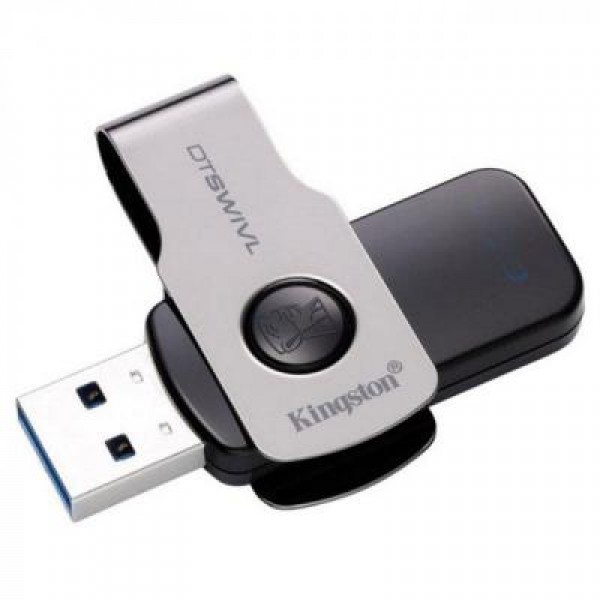 Флешка Kingston 128GB DT SWIVL Metal USB 3.0 (DTSWIVL/128GB)