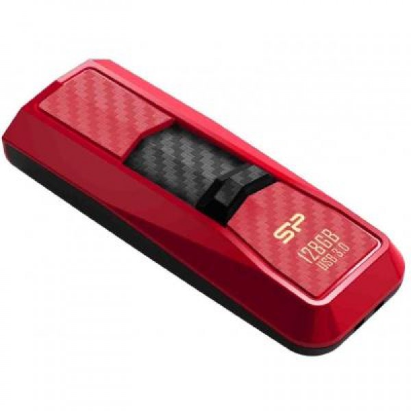 Флешка Silicon Power 128Gb Blaze B50 Red USB 3.0 (SP128GBUF3B50V1R)