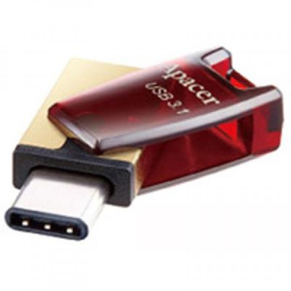 Флешка Apacer 32GB AH180 Red Type-C Dual USB 3.1 (AP32GAH180R-1)