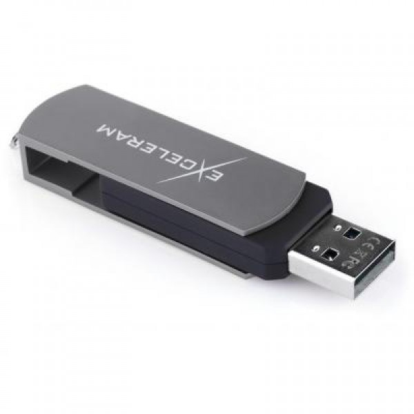 Флешка eXceleram 8GB P2 Series Gray/Black USB 2.0 (EXP2U2GB08)