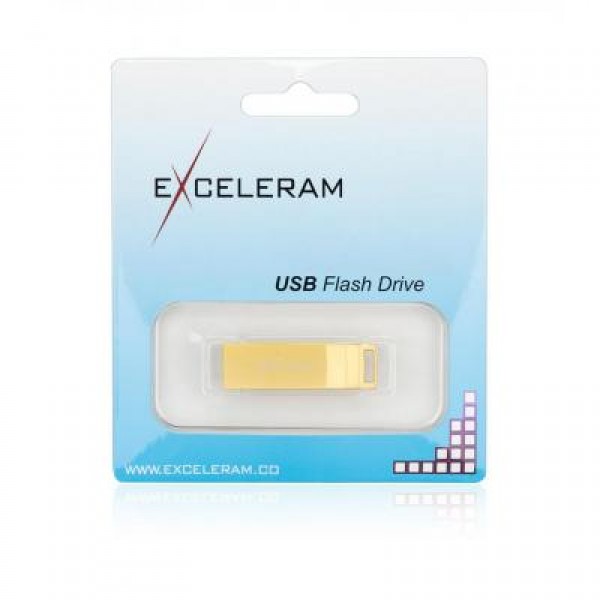 Флешка eXceleram 64GB U2 Series Gold USB 3.1 Gen 1 (EXP2U3U2G64)