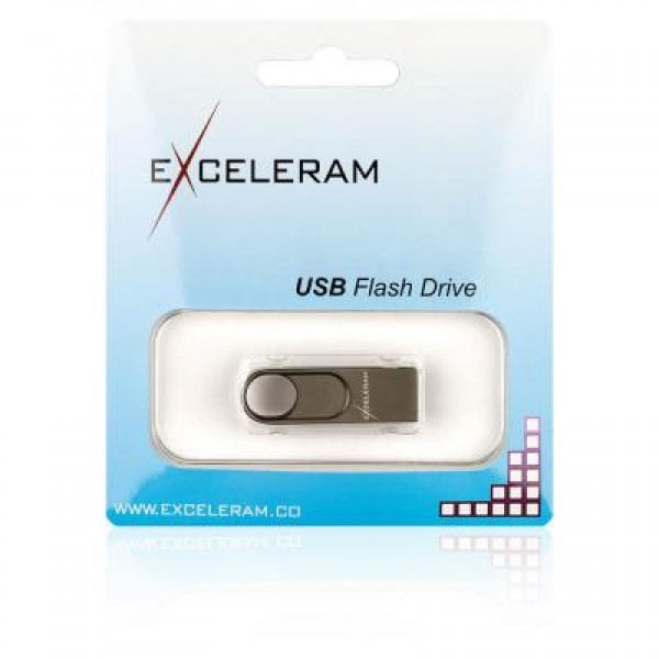 Флешка eXceleram 16GB U5 Series Dark USB 2.0 (EXP2U2U5D16)