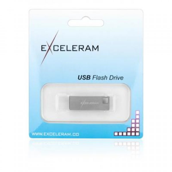 Флешка eXceleram 16GB U1 Series Silver USB 2.0 (EXP2U2U1S16)