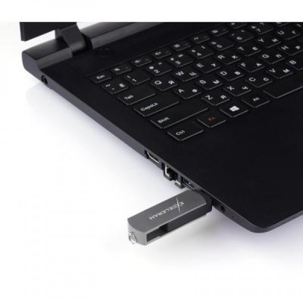 Флешка eXceleram 8GB P2 Series Gray/Black USB 2.0 (EXP2U2GB08)