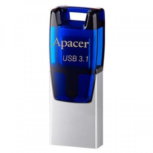 Флешка Apacer 32GB AH179 Blue USB 3.1 OTG (AP32GAH179U-1)