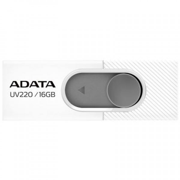 Флешка A-DATA 16GB UV220 White/Gray USB 2.0 (AUV220-16G-RWHGY)