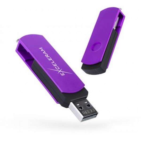 Флешка eXceleram 32GB P2 Series Grape/Black USB 2.0 (EXP2U2GPB32)