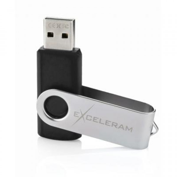 Флешка eXceleram 32GB P1 Series Silver/Black USB 2.0 (EXP1U2SIB32)