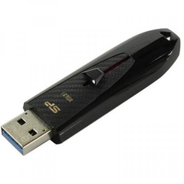 Флешка Silicon Power 16GB Blaze B25 Black USB 3.1 (SP016GBUF3B25V1K)