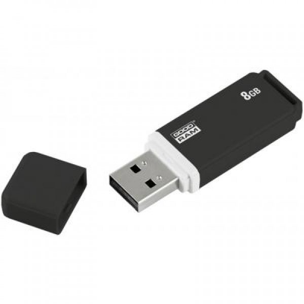 Флешка Goodram 8GB UMO2 Graphite USB 2.0 (UMO2-0080E0R11)