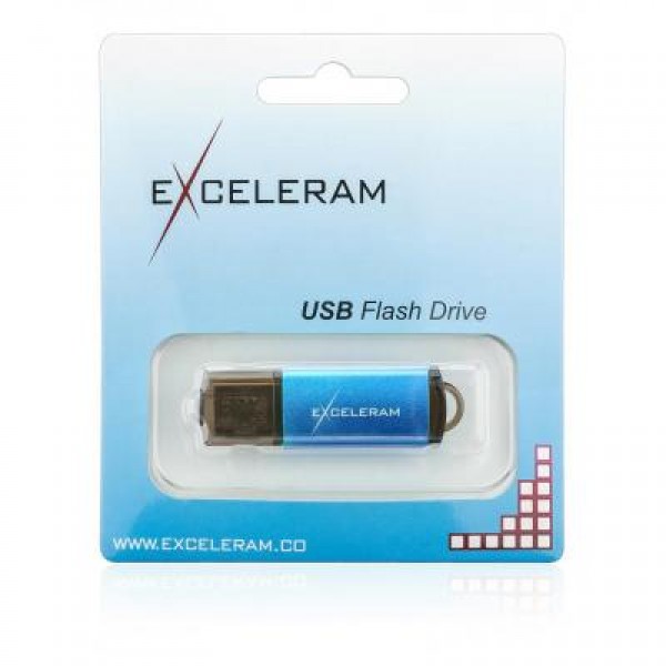 Флешка eXceleram 16GB A3 Series Blue USB 2.0 (EXA3U2BL16)