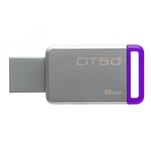 Флешка USB3.0 8GB Kingston DataTraveler 50 Metal/Purple (DT50/8GB)