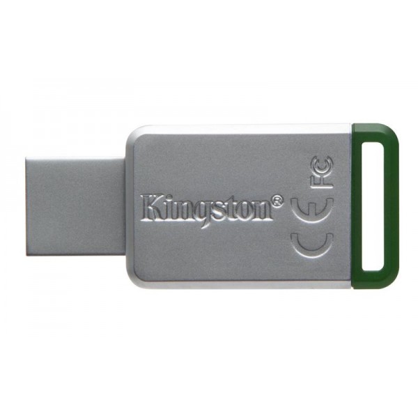 Флешка USB3.0 16GB Kingston DataTraveler 50 Metal/Green (DT50/16GB)