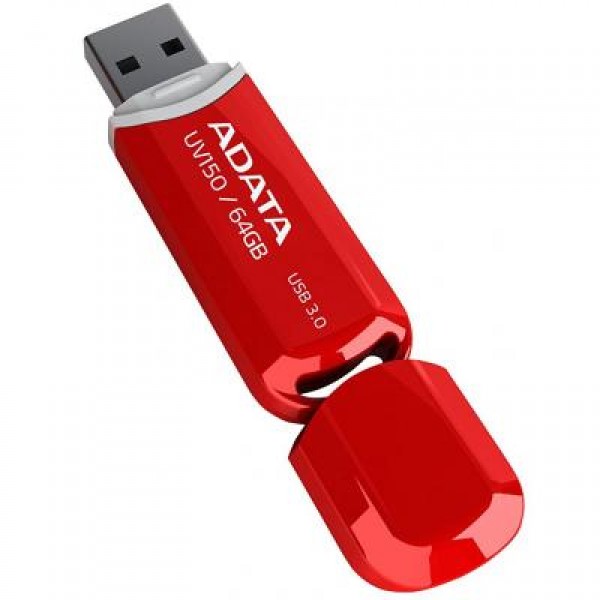 Флешка A-DATA 64GB UV150 Red USB 3.0 (AUV150-64G-RRD)