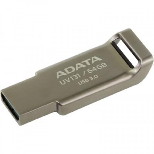 Флешка ADATA 64GB UV131 Metallic USB 3.0 (AUV131-64G-RGY)