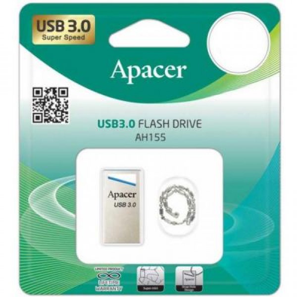 Флешка Apacer 16GB AH155 Blue USB 3.0 (AP16GAH155U-1)