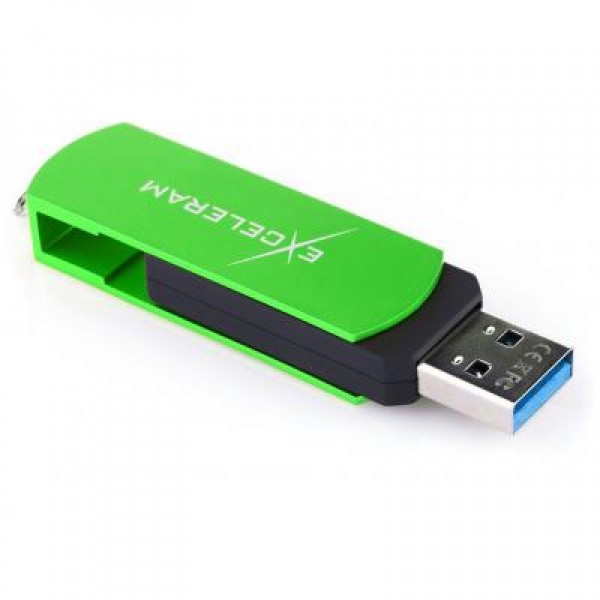 Флешка eXceleram 32GB P2 Series Green/Black USB 3.1 Gen 1 (EXP2U3GRB32)