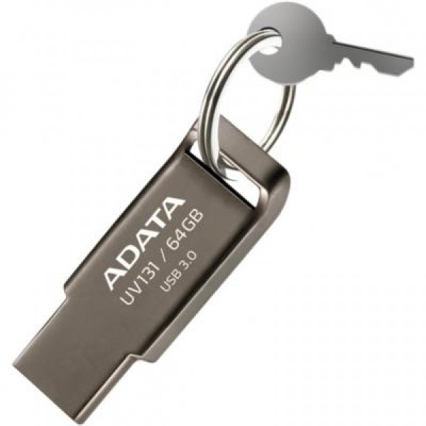 Флешка ADATA 64GB UV131 Metallic USB 3.0 (AUV131-64G-RGY)