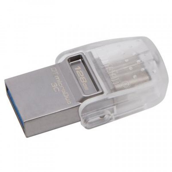 Флешка Kingston 128GB DataTraveler microDuo 3C USB 3.0/Type C (DTDUO3C/128GB)