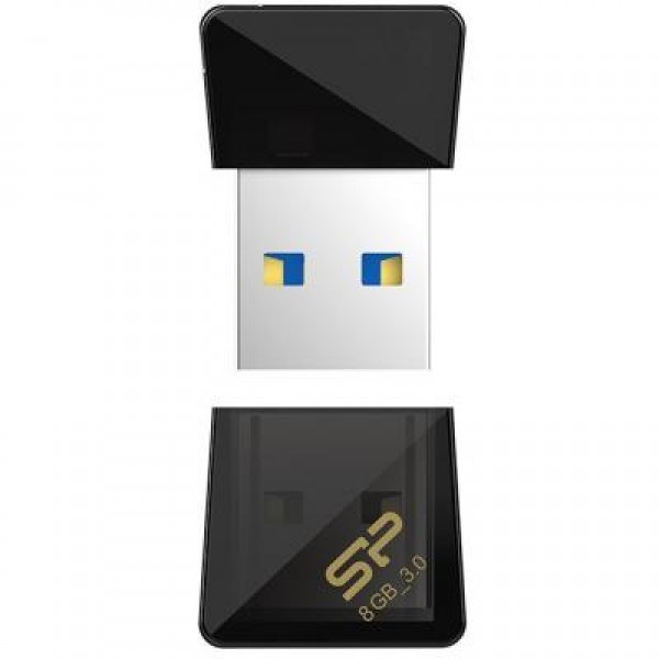 Флешка Silicon Power 8Gb Jewel J08 Black USB 3.0 (SP008GBUF3J08V1K)