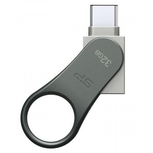 Флешка Silicon Power 32GB Mobile C80 Silver USB 3.0 (SP032GBUC3C80V1S)