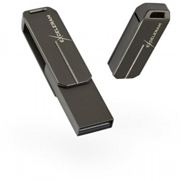 Флешка eXceleram 16GB U3 Series Dark USB 2.0 (EXP2U2U3D16)