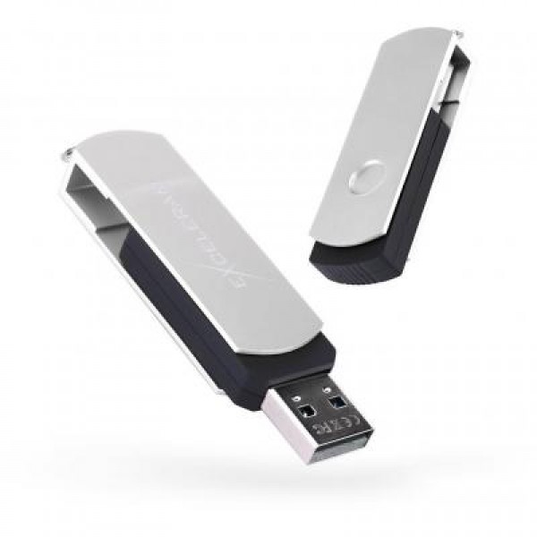 Флешка eXceleram 32GB P2 Series Silver/Black USB 2.0 (EXP2U2SIB32)