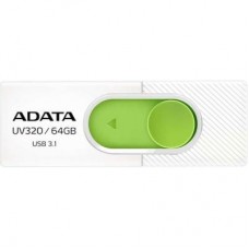 Флешка A-DATA 64GB UV320 White/Green USB 3.1 (AUV320-64G-RWHGN)