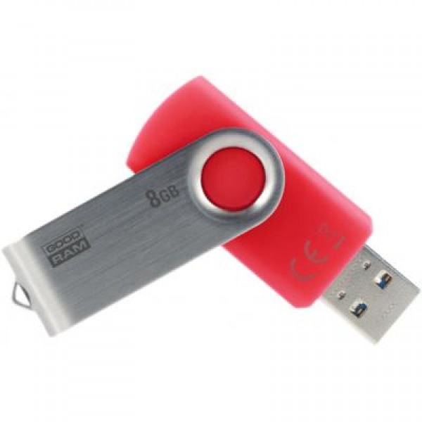 Флешка Goodram 8GB UTS3 Twister Red USB 3.0 (UTS3-0080R0R11)