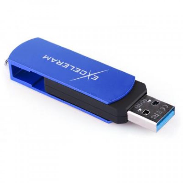 Флешка eXceleram 16GB P2 Series Blue/Black USB 3.1 Gen 1 (EXP2U3BLB16)